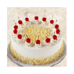 White Forest Cake