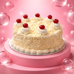 White Forest Cake