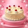 White Forest Cake
